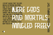 Arka Typeface, a Sans Serif Font by Bruno. (Thumbnail 5 of 6)