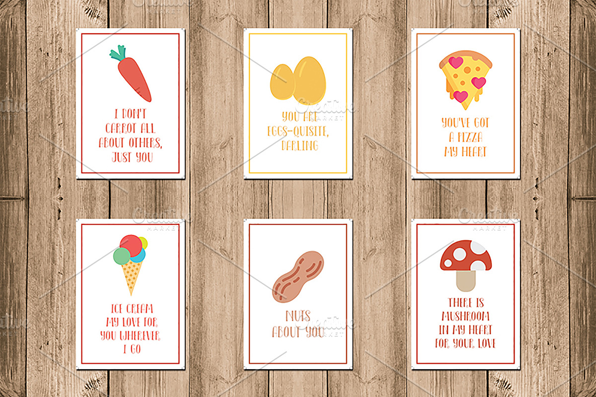 12 Valentine's Day Greeting Cards, a Card Template by Cyrah's Collection (Photo 4 of 5)