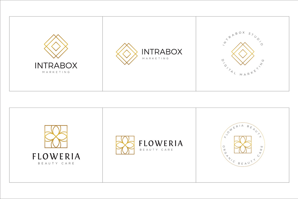 300 Geometric Premade Logo Bundle, a Branding & Logo Template by XpertgraphicD (Photo 56 of 63)