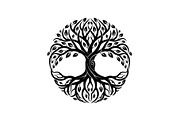 Sacred Tree of Life Vector Bundle, an Illustration by Designs_River (Thumbnail 10 of 51)