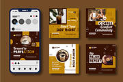 Modern Coffee Shop Social Media Post, a Social Media Template by MightyDesign (Thumbnail 2 of 8)