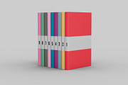 Books Set Mockup - 10 views, a Books & Magazine Mockup by Illusiongraphic (Thumbnail 10 of 21)