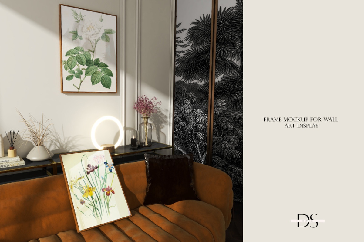 2 Frame mockup for wall art, a Print Template by DSTUDIO888 (Photo 3 of 4)