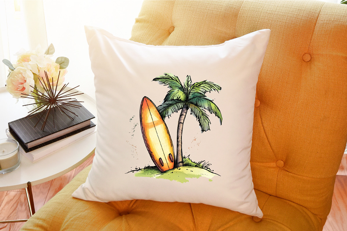 Summer Beach Day Clipart, an Illustration by Sublimation Artist (Photo 6 of 6)