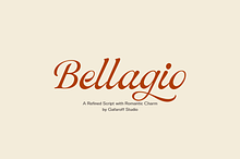 Bellagio – Refined Romantic Script