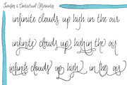 Luba Luft Bold, a Script Font by Julia Bausenhardt (Thumbnail 3 of 5)