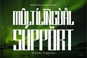 Aurora - Condensed Sans Serif, a Sans Serif Font by Pian45 Studio (Thumbnail 4 of 8)