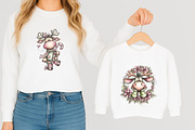 Funny Christmas Reindeer Clipart, an Illustration by designcity5 (Thumbnail 5 of 5)