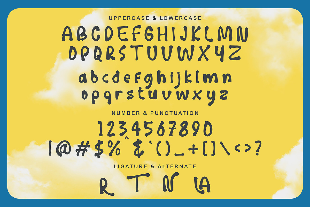 Playmore - Decorative Display Font, a Handwritten Font by StringLabs (Photo 8 of 8)