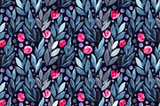 Pink, blue and black, a Pattern Graphic by Anya-D (Thumbnail 2 of 8)