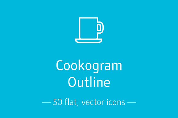 Cookogram Outline Icon Pack