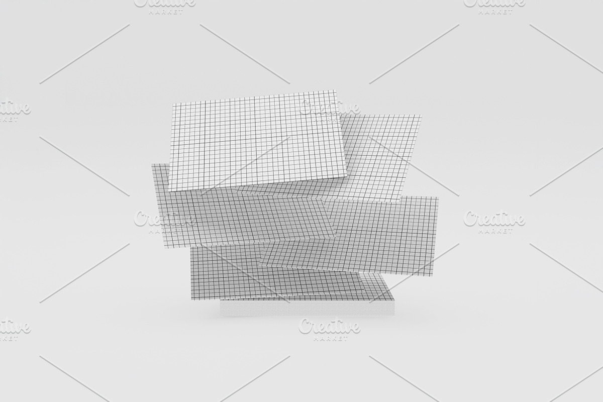 Business Cards Mockup, an Advertising Mockup by Qaleb Studio (Photo 1 of 2)