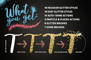 GLITTER PRO Styles, Actions, Brushes, a Layer Style Add-On by Graphic Spirit (Thumbnail 3 of 12)