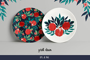 Fruit garden collection, a Decorative Illustration by Cozy pattern shop (Thumbnail 2 of 9)