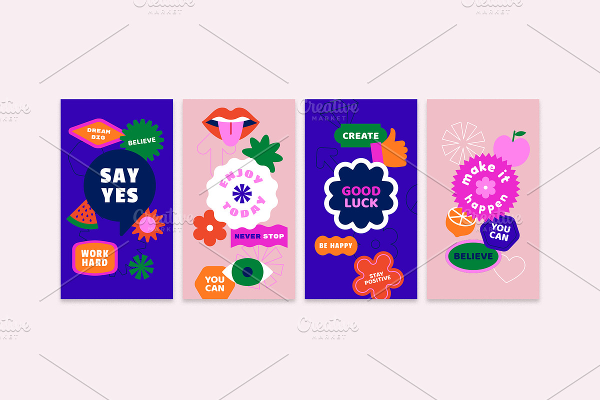 Vector stickers, an Object Graphic by venimo (Photo 6 of 7)