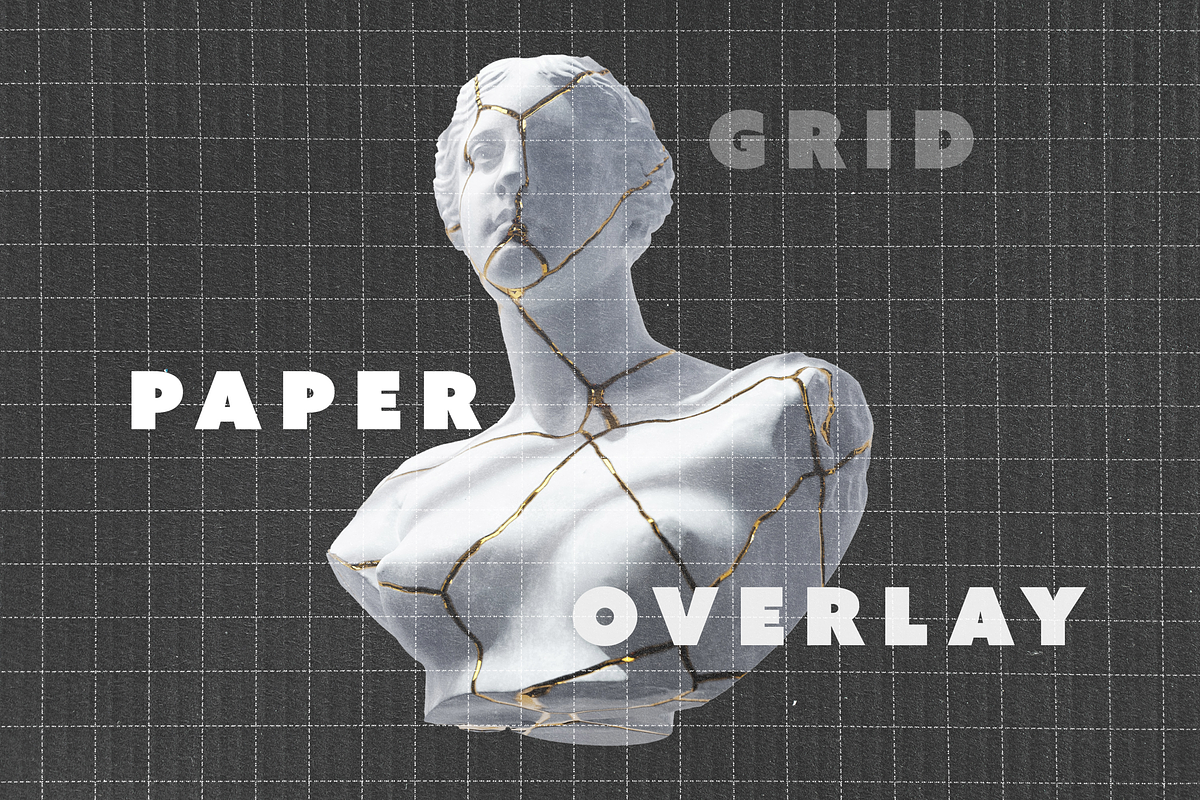 Grid Paper Overlay Template, a Texture Graphic by Design Squad