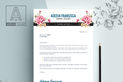 Vintage Resume Template Fransisca, a Resume Template by AdeevaResume (Thumbnail 4 of 4)