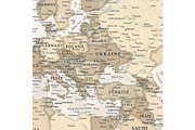 Vector World Map - Pacific View, a Graphic by PorcuPen Works (Thumbnail 6 of 6)