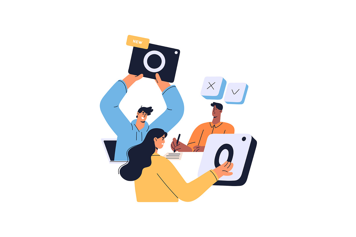 Programmers at work. IT concepts set, a Work Illustration by PaperTrident (Photo 9 of 28)