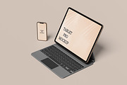 Tablet & Phone Mockup, a Print Template by AKMAL STUDIO (Thumbnail 8 of 13)