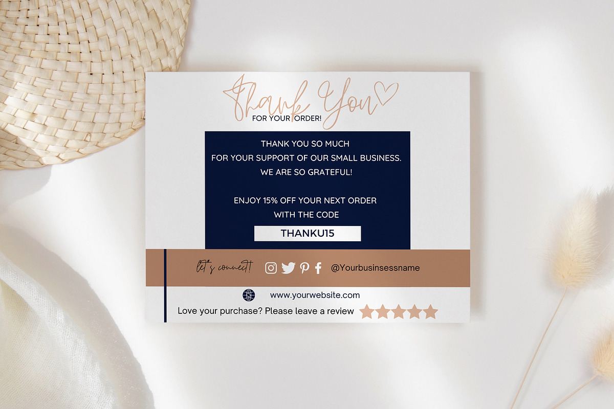 Thank You Card Template Bundle Canva, a Templates & Theme by Mrxking (Photo 21 of 23)