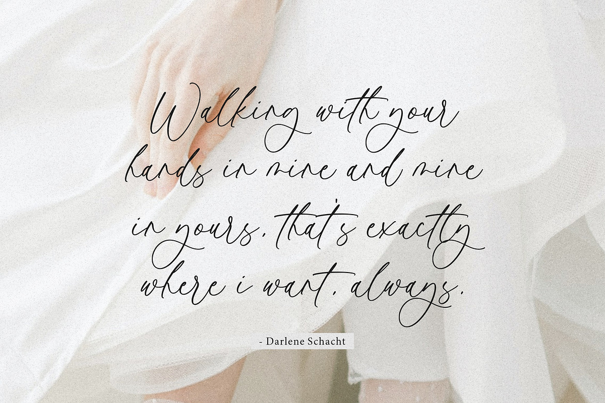 Palmeras Beautiful Handwritten Font, a Script Font by Letterative Studio (Photo 3 of 6)