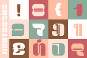 GROTESQUE FONT, a Sans Serif Font by Anna Zakharchenko (Thumbnail 5 of 10)
