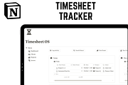 Timesheet Tracker - Notion Template, a Templates & Theme by 2 Nomazi (Thumbnail 1 of 5)