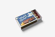 Match Box Mockup, a Product Mockup by bimockup (Thumbnail 2 of 6)