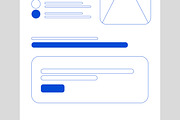 Line Wireframe Landing Page, a Landing Page Template by ContestDesign (Thumbnail 5 of 6)