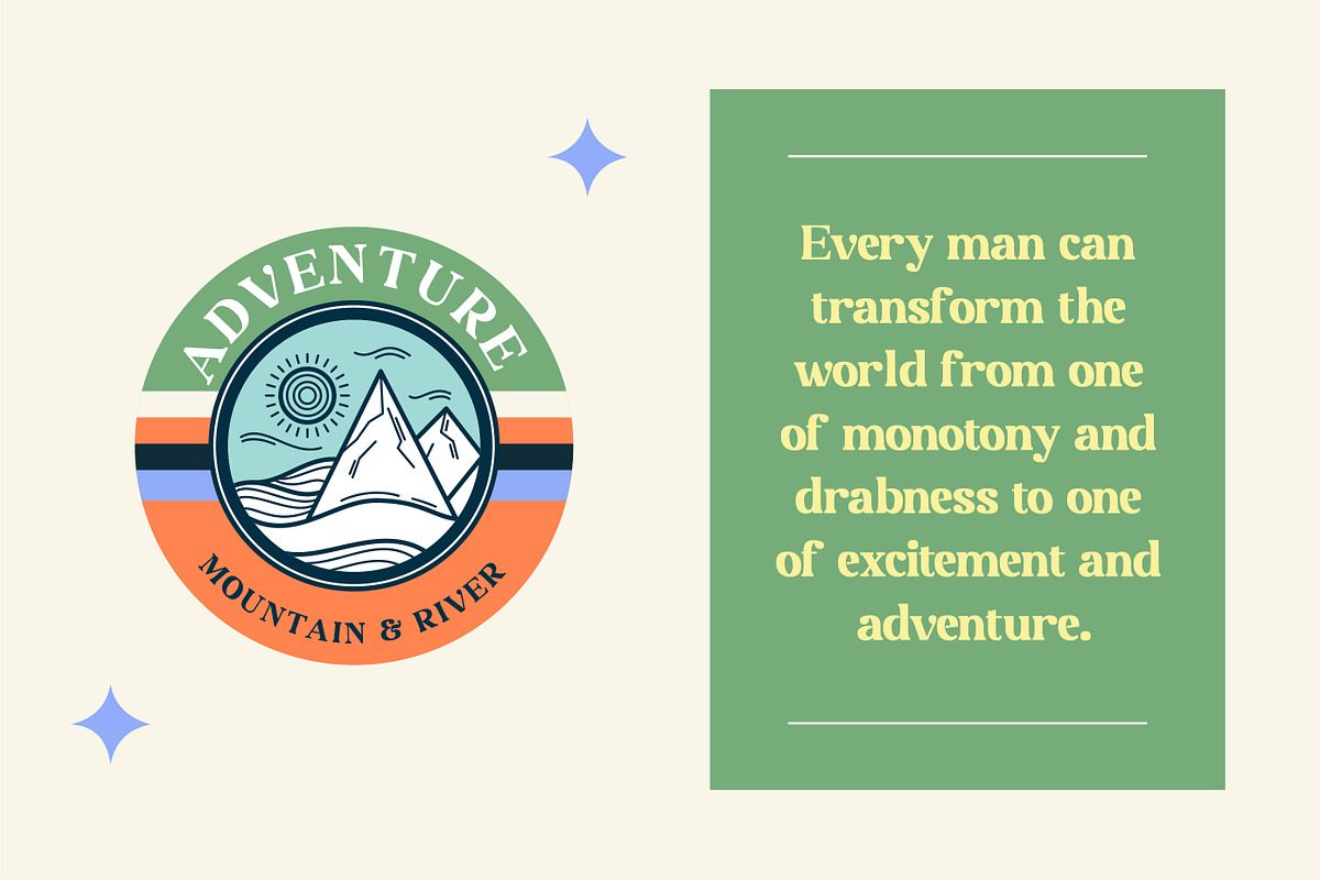 Kaviron Retro Font, a Serif Font by Graphicfresh (Photo 4 of 10)