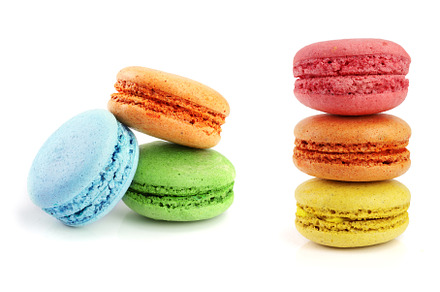 orange and chocolate macaroon, a Food & Drink Photo by NataPhoto
