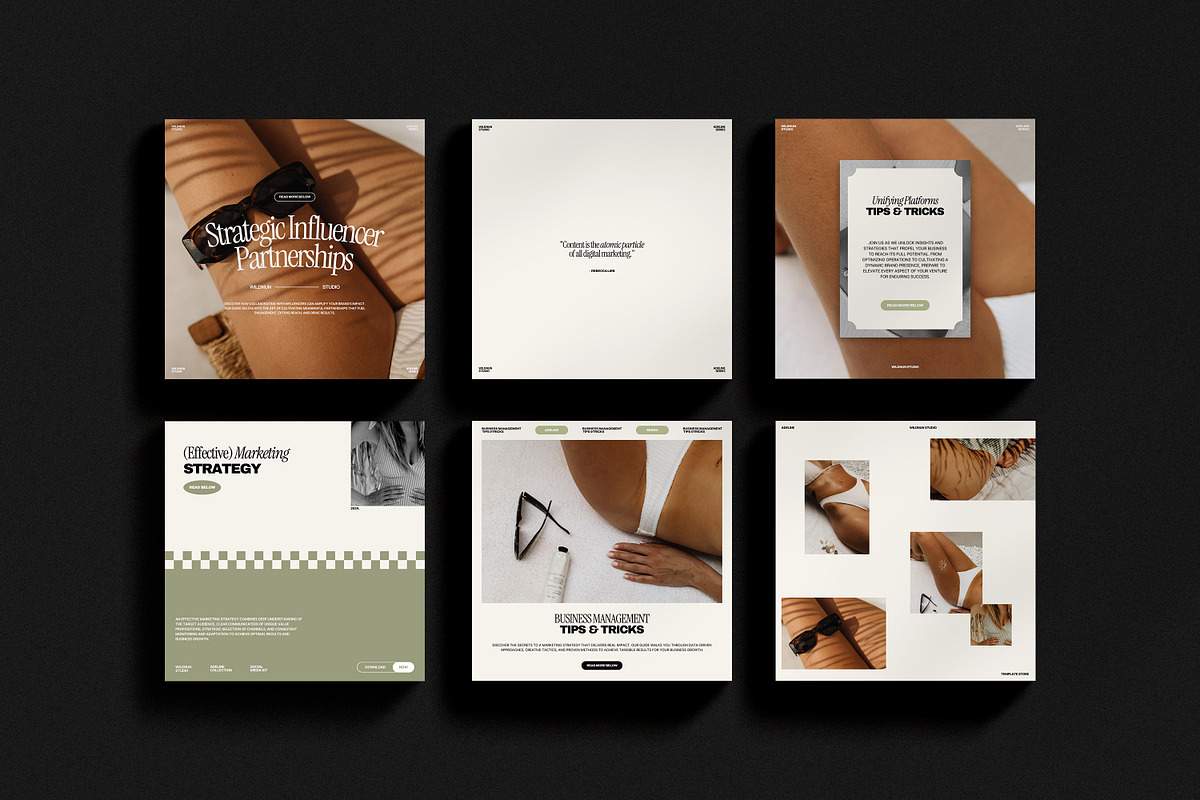 ADE / Social Media Kit (I), a Social Media Template by Wildnun Studio (Photo 13 of 23)