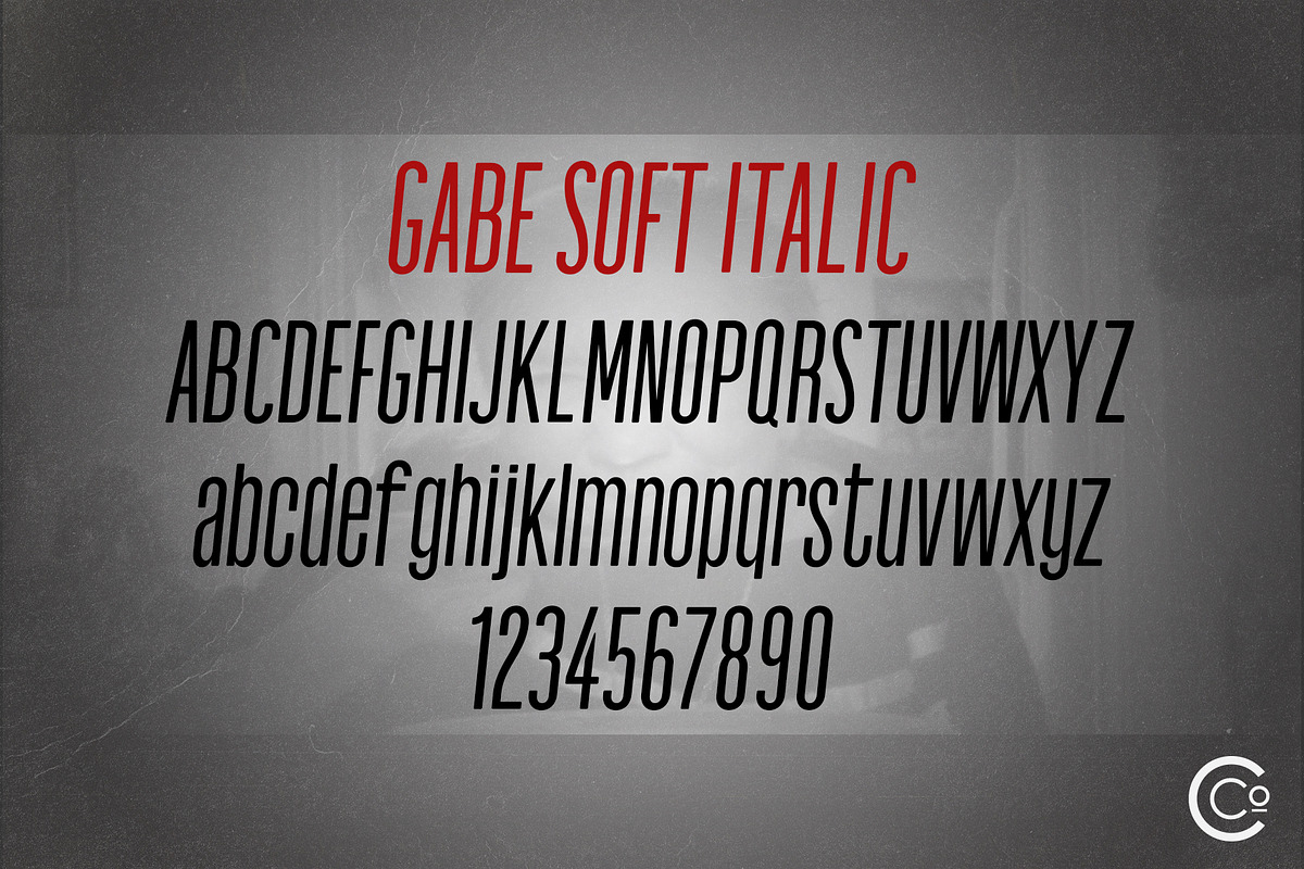 Gabe Sans - Tall Gothic Font Family, a Sans Serif Font by Cribb Co. (Photo 13 of 14)