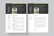 Clean Resume/CV | Word & EPS, a Resume Template by HiveArts (Thumbnail 2 of 4)