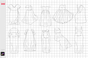 Procreate Plus Size Clothes Curved, a Brush Add-On by ArtPrintBabe (Thumbnail 2 of 4)