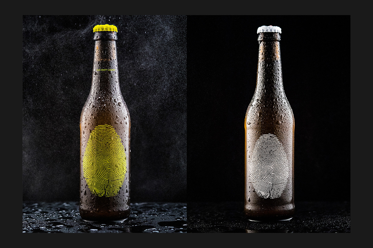 Beer Bottle Mock-Up Set, a Packaging Mockup by Freeman Studio (Photo 6 of 14)
