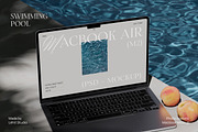 Swimming Pool | Macbook Air M2, a Mac Mockup by lehit.studio (Thumbnail 1 of 2)