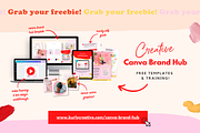 Bold Canva Instagram Post Templates, a Social Media Template by Kurly Creative (Thumbnail 8 of 9)