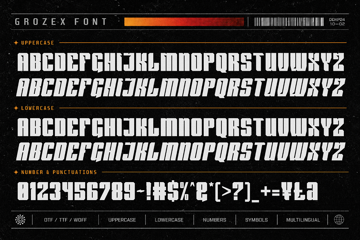 Grozex - Aggressive Racing Font, a Serif Font by figuree studio (Photo 5 of 10)