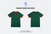 Ringer T-shirt Mockups, a Shirt Mockup by made_by_nope (Thumbnail 6 of 6)