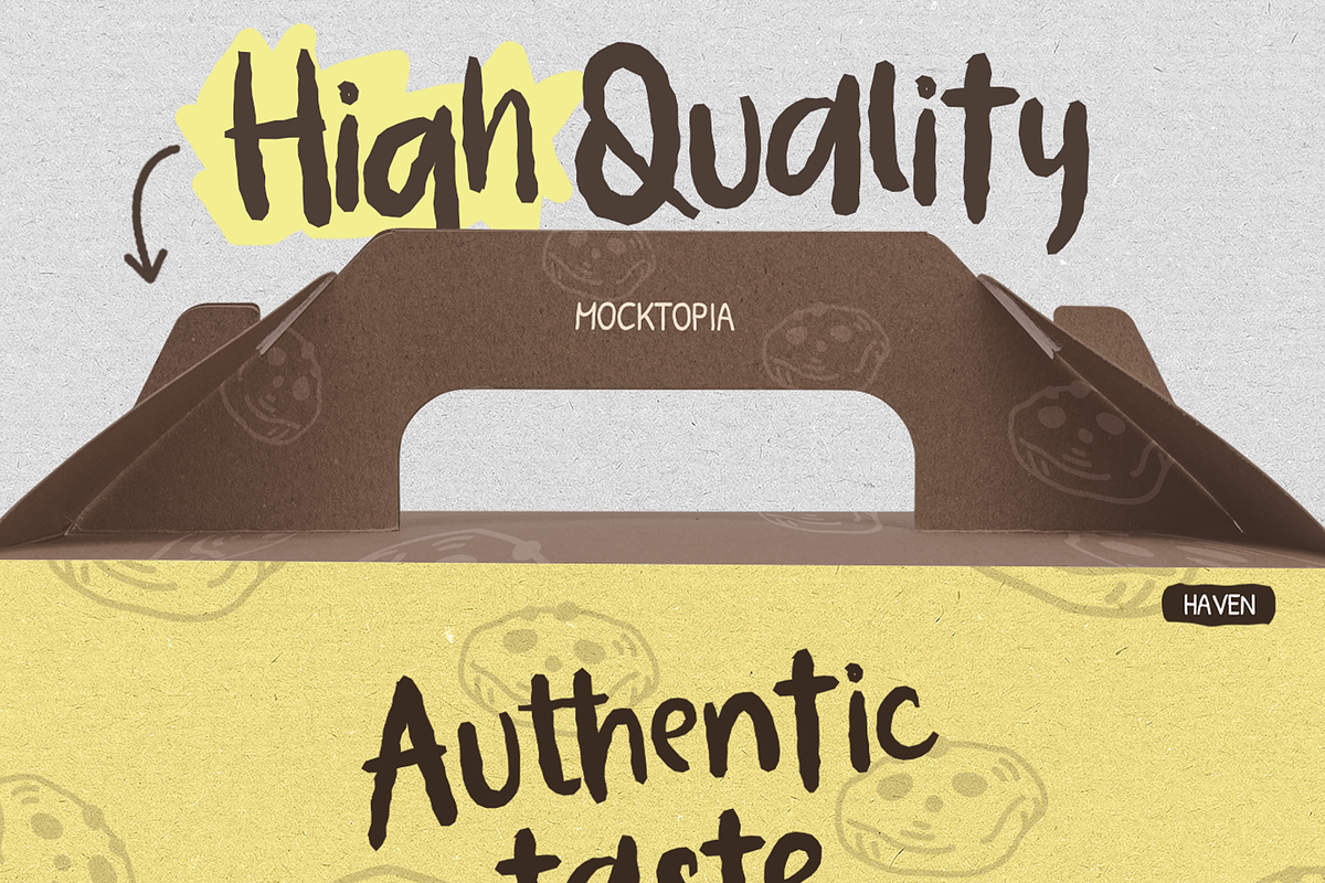 Kraft Paper Box Mockup Set, a Packaging Mockup by Mocktopia (Photo 8 of 9)