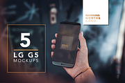 LG G5 PSD Mockups, an Android Mockup by North&Nano (Thumbnail 1 of 5)