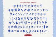 twirlywafflegoo font & dingbat set, a Handwritten Font by Perplexitics (Thumbnail 11 of 12)