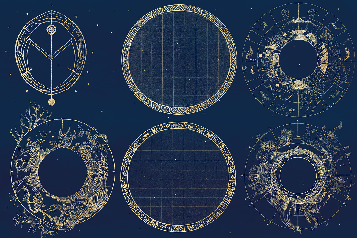 Magic Circles PS Brush & Clipart Set, a Brush Add-On by Paper Element (Photo 7 of 10)
