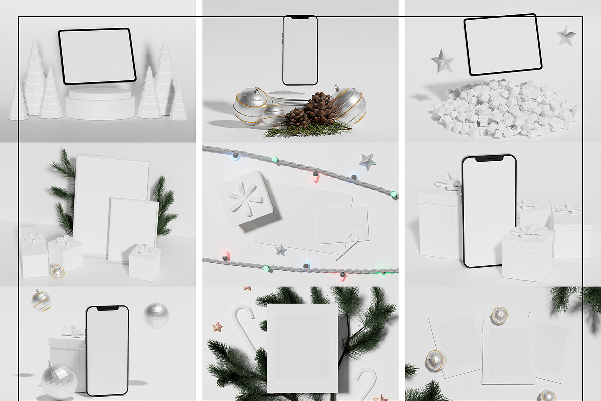 Christmas Mockup Bundle, a Merchandise Mockup by Mego-studio (Photo 7 of 11)