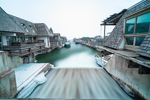 Winter Fishing Village, a Photo by BIOMADD