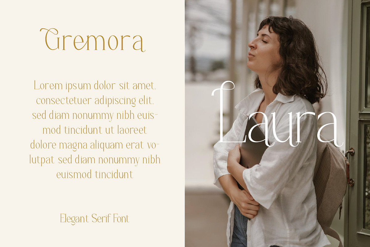 Gremora, a Serif Font by Rishsketch (Photo 2 of 13)
