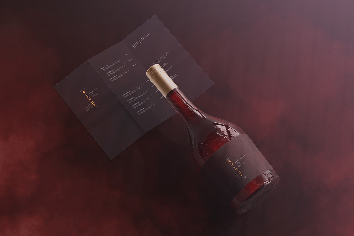 Red Wine Mockup Set, a Product Mockup by PSD Market (Photo 10 of 17)