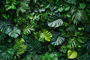 Cloud forest backdrop highlights, a Photo by Pavel_design